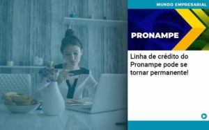 Linha De Credito Do Pronampe Pode Se Tornar Permanente Organização Contábil Lawini - Contabilidade na Vila Prudente | WNR Consultoria Contábil